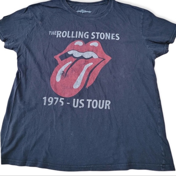 Rolling Stones Women's 3x Short Sleeve Graphic T-Shirt Charcoal - Picture 1 of 5
